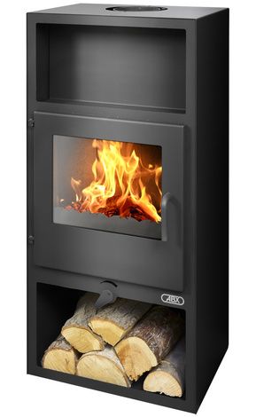 Печь-камин ABX Narvik I, черная сталь в Урае